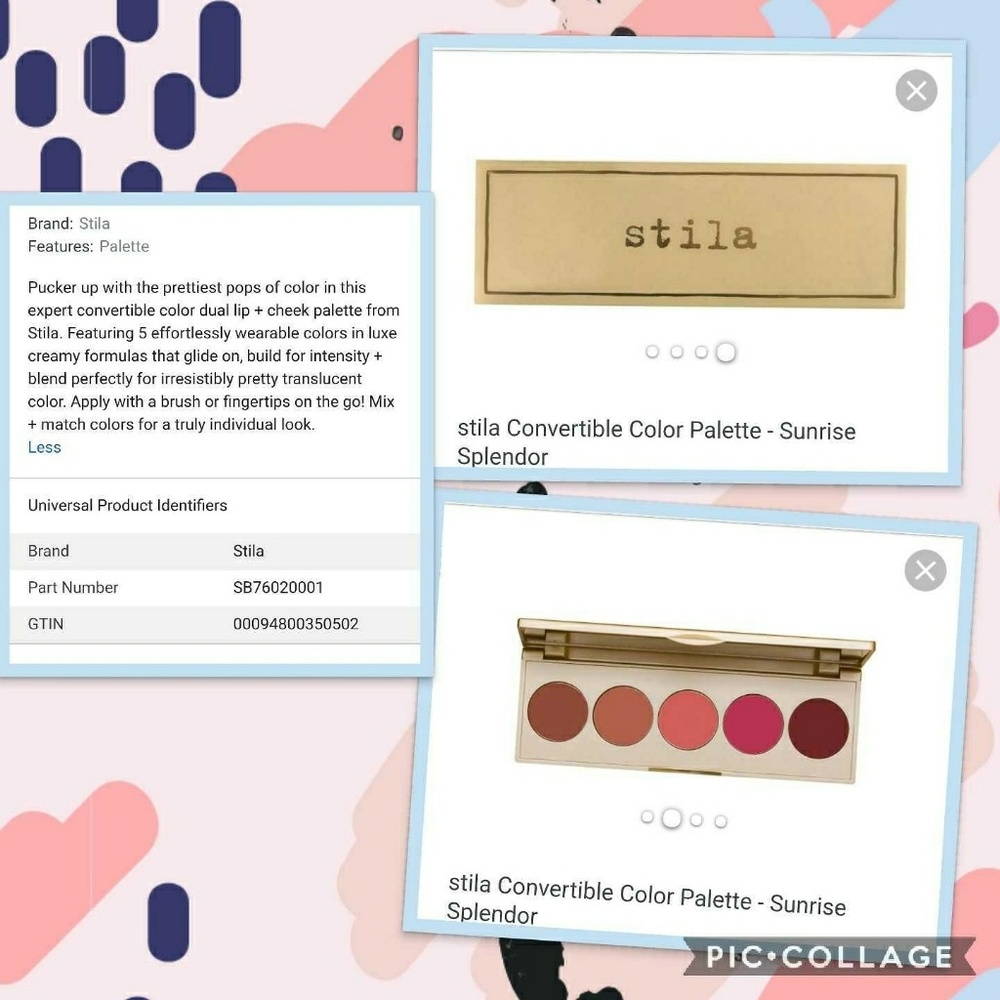 Stila palette Sunrise splendor